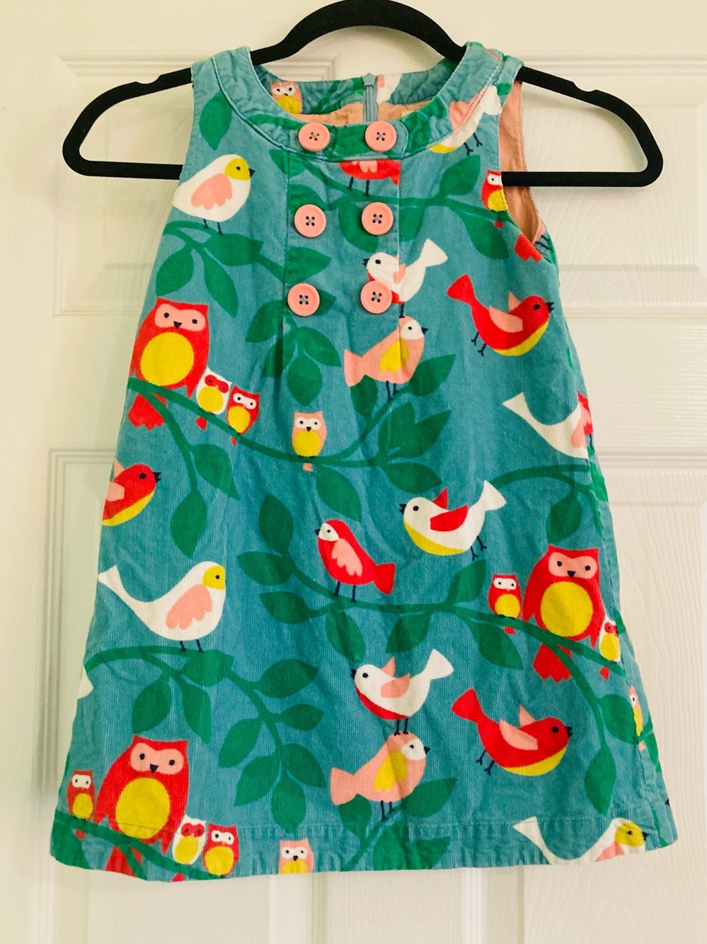 Mini Boden Girls Bird Summer Dress